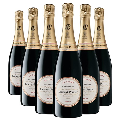 Crate of 6 Laurent Perrier La Cuvee Champagne 75cl
